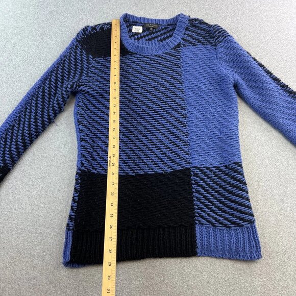 Rag & Bone Sweater Womens XS Textured Patchwork Knit Pullover Wool Blend - Picture 4 of 11